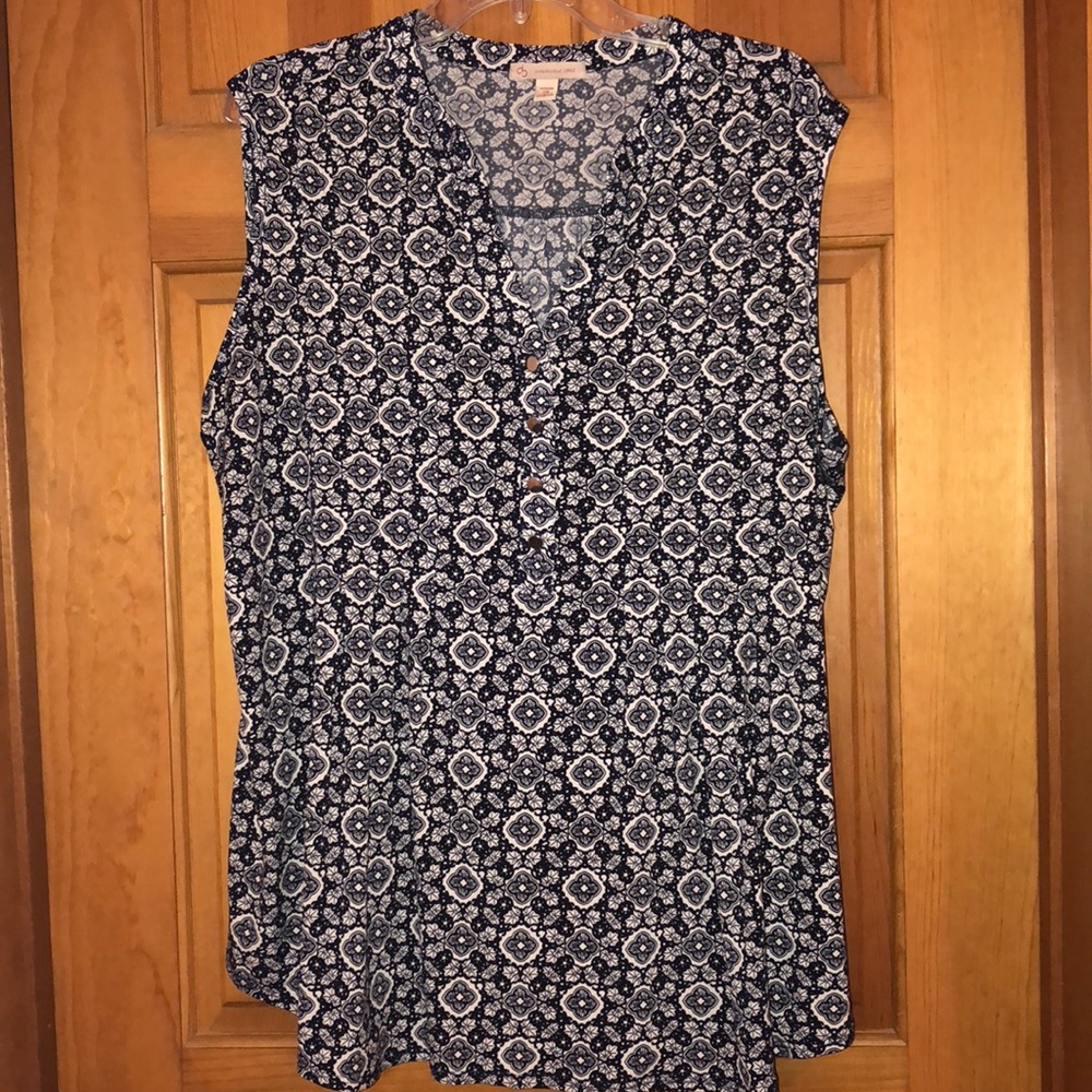 Dress Barn Navy Tank top